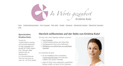 Desktop Screenshot of kristina-kutz.de